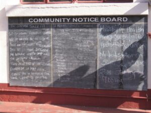 Community Notice Board, Victoria, St. Mark's Parish