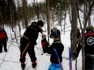 A sami community member engaging in indigenous school-development